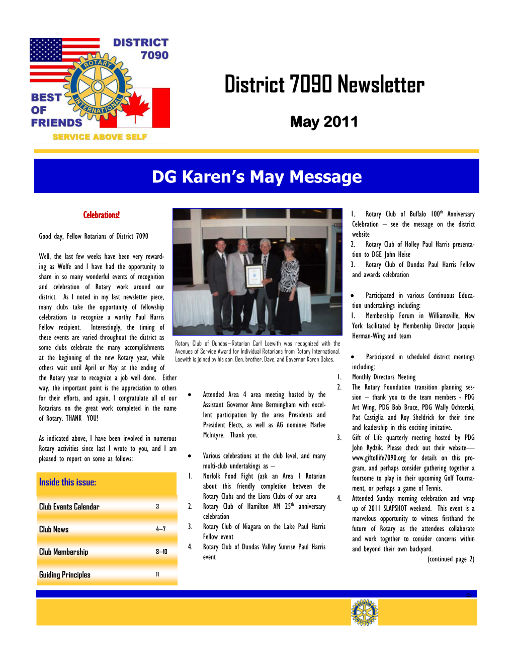 District 7090 Newsletter