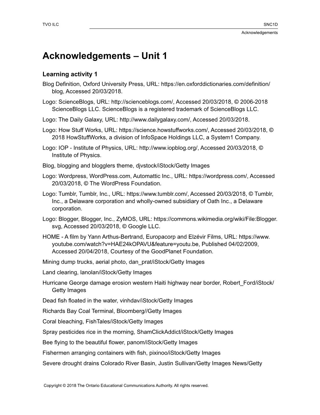 Acknowledgements