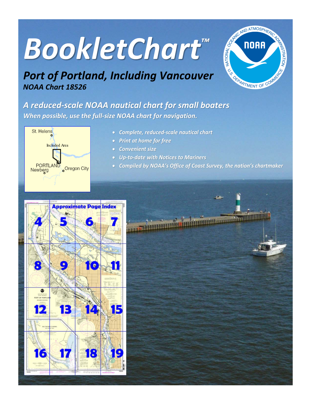 Port of Portland, Including Vancouver NOAA Chart 18526