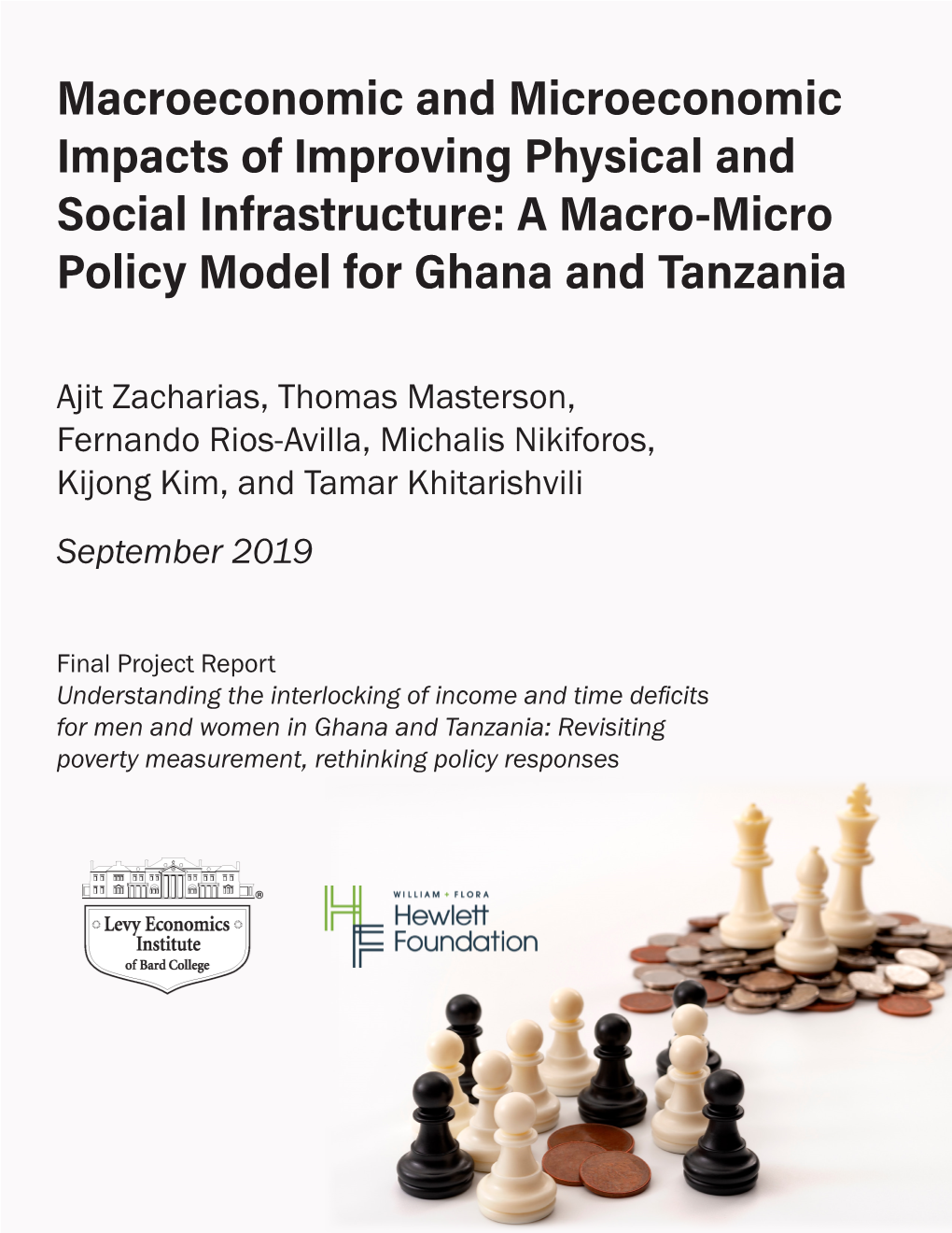 Macroeconomic and Microeconomic Impacts of Improving Physical and Social Infrastructure: a Macro-Micro Policy Model for Ghana and Tanzania