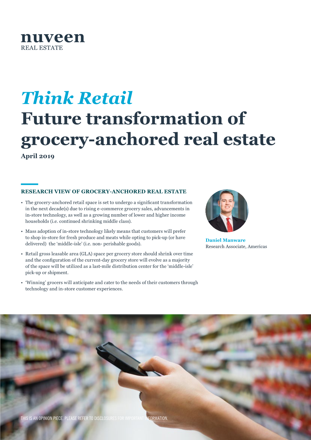 Future Transformation of Grocery-Anchored Real Estate Think