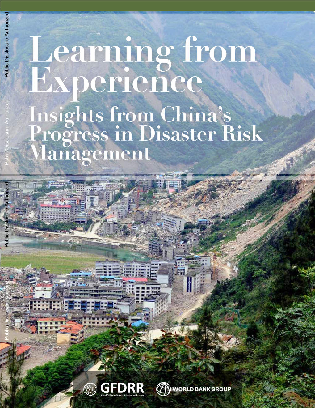 Insights from China's Progress in Disaster Risk Management