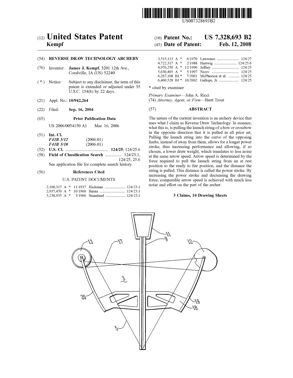 (12) United States Patent (10) Patent No.: US 7,328,693 B2 Kempf (45) Date of Patent: Feb
