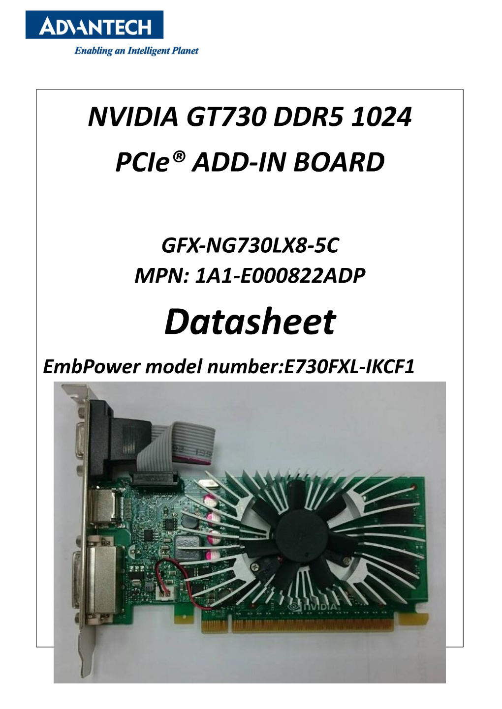 GFX-NG730LX8-5C Datasheet