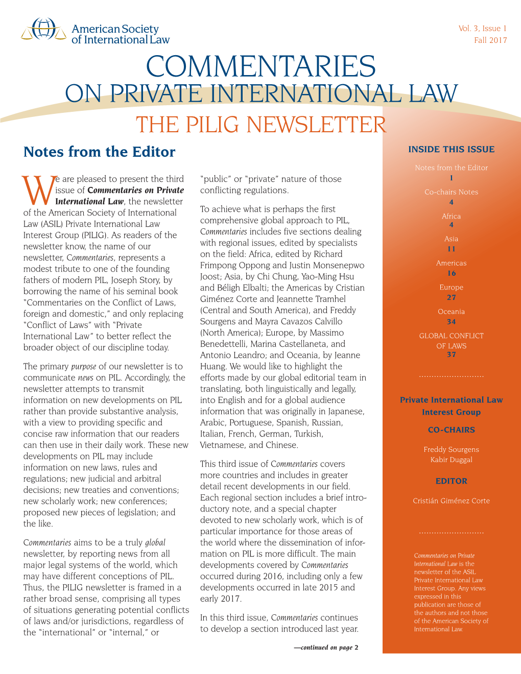 Commentaries on Private International