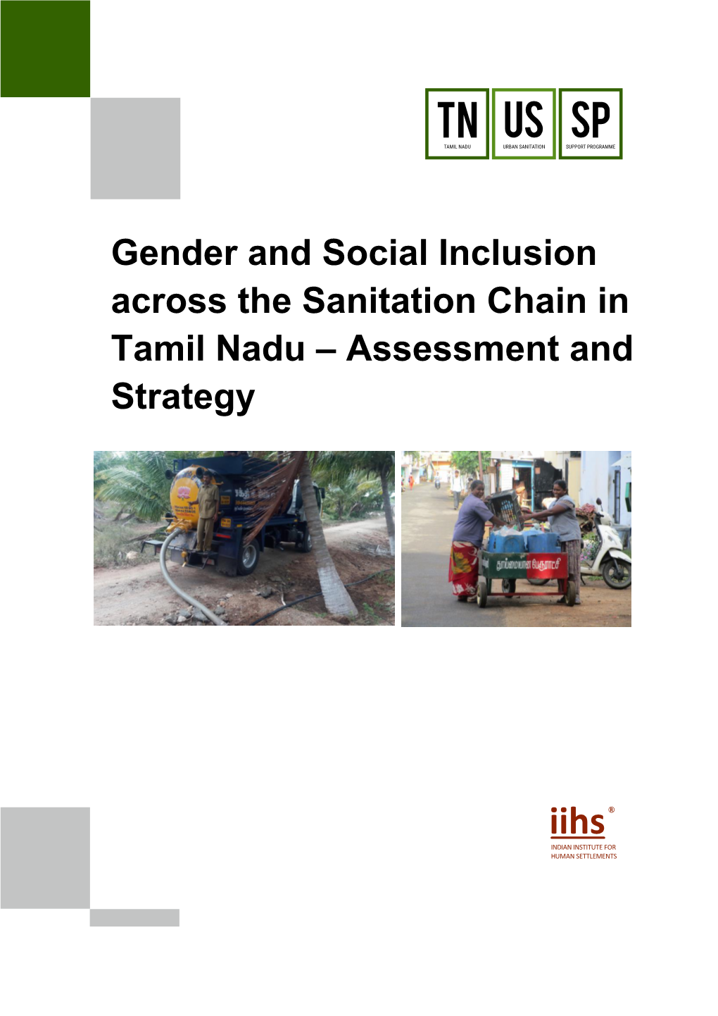 File Gender and Social Inclusion Across the Sanitation Chain In