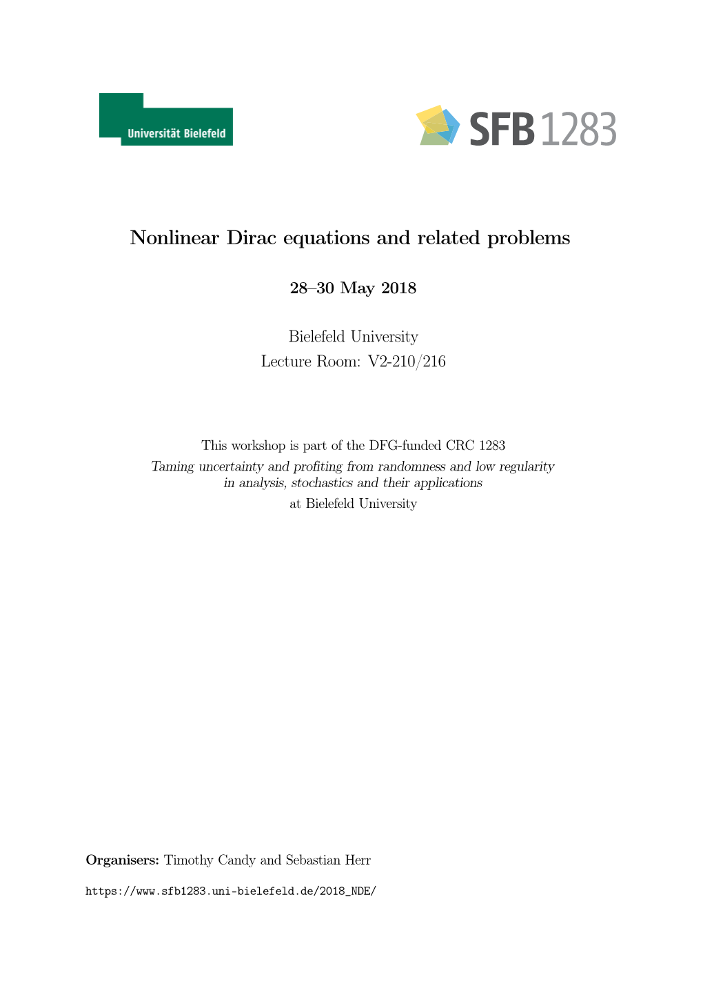 Nonlinear Dirac Equations and Related Problems
