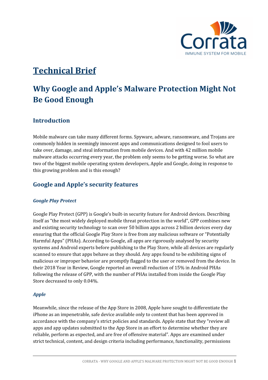 Technical Brief Why Google and Apple's Malware Protection Might Not Be Good Enough