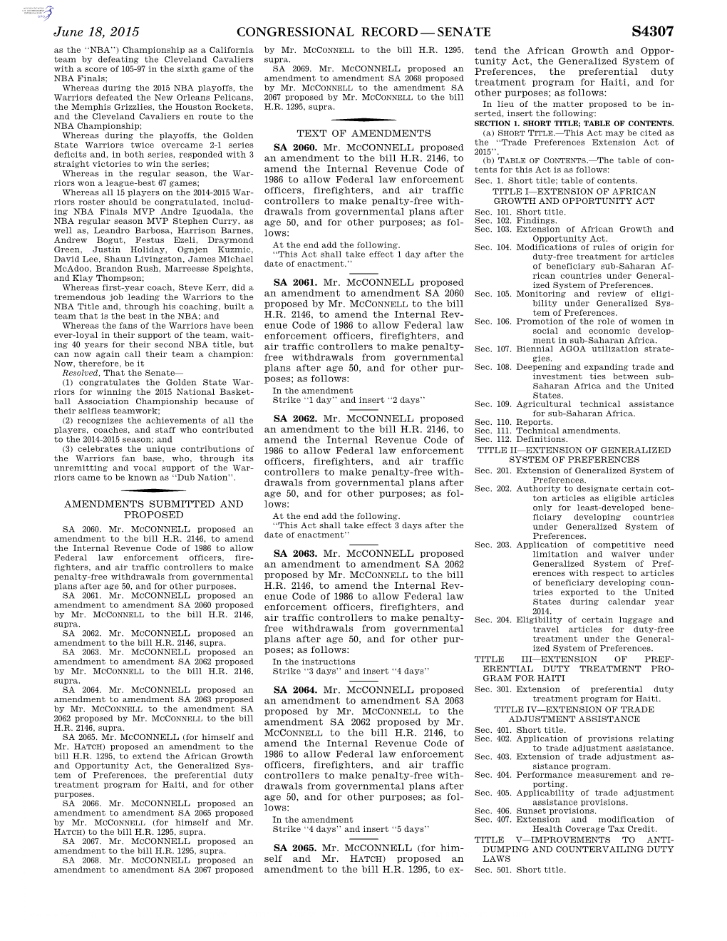 Congressional Record—Senate S4307