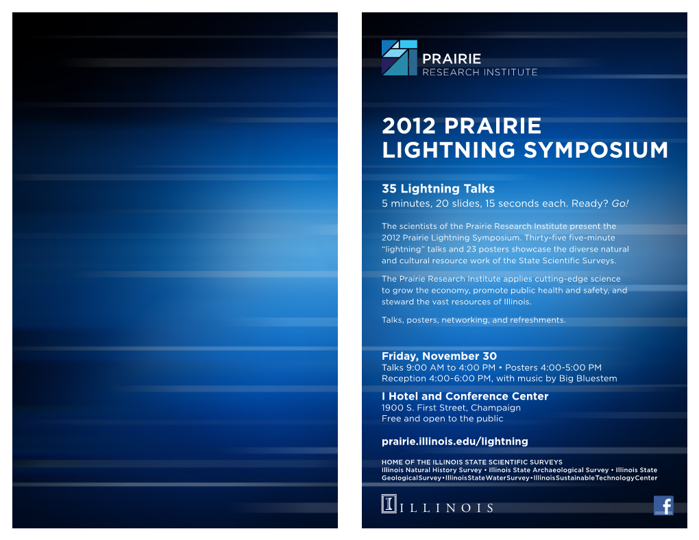 2012 Prairie Lightning Symposium