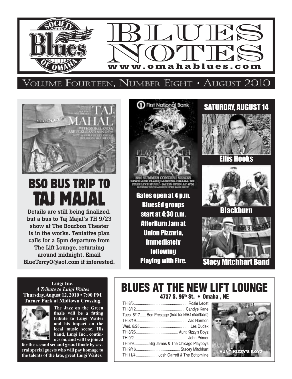 Blues Notes August 2010