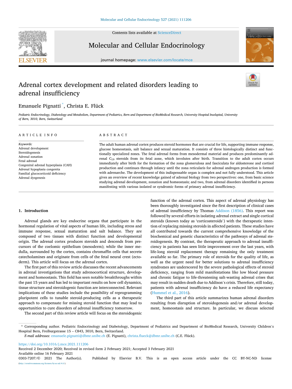 Molecular and Cellular Endocrinology 527 (2021) 111206