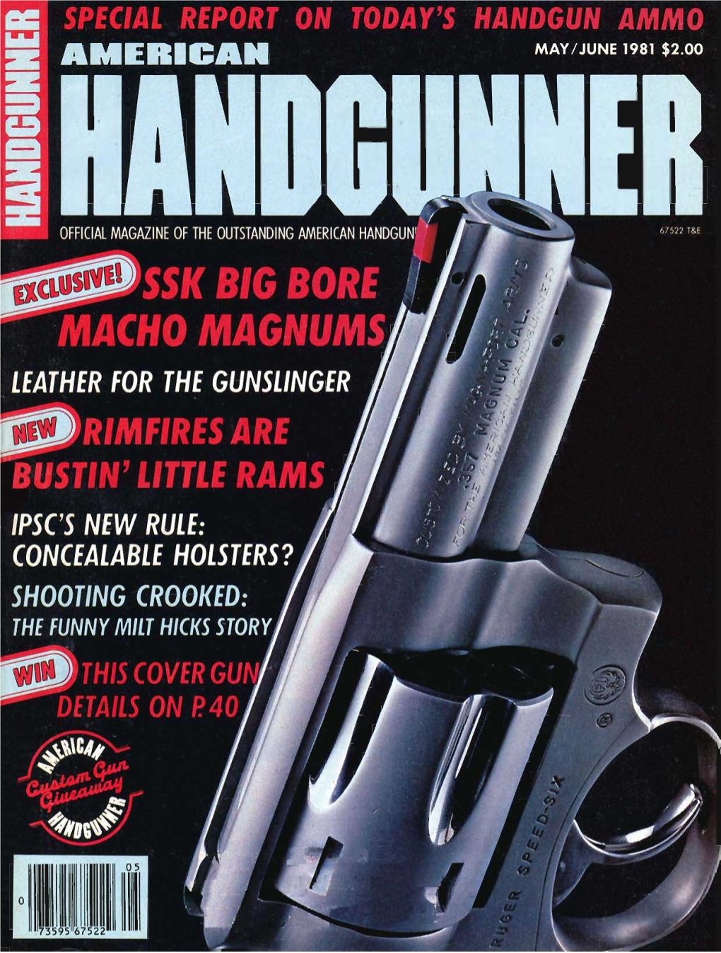 American Handgunner May/June 1981