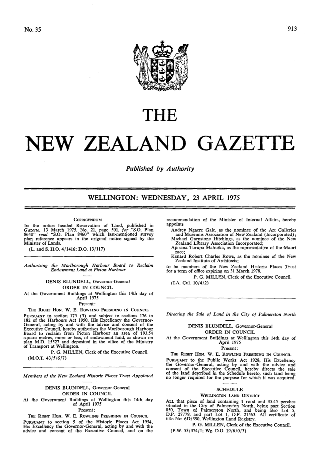 No 35, 23 April 1975