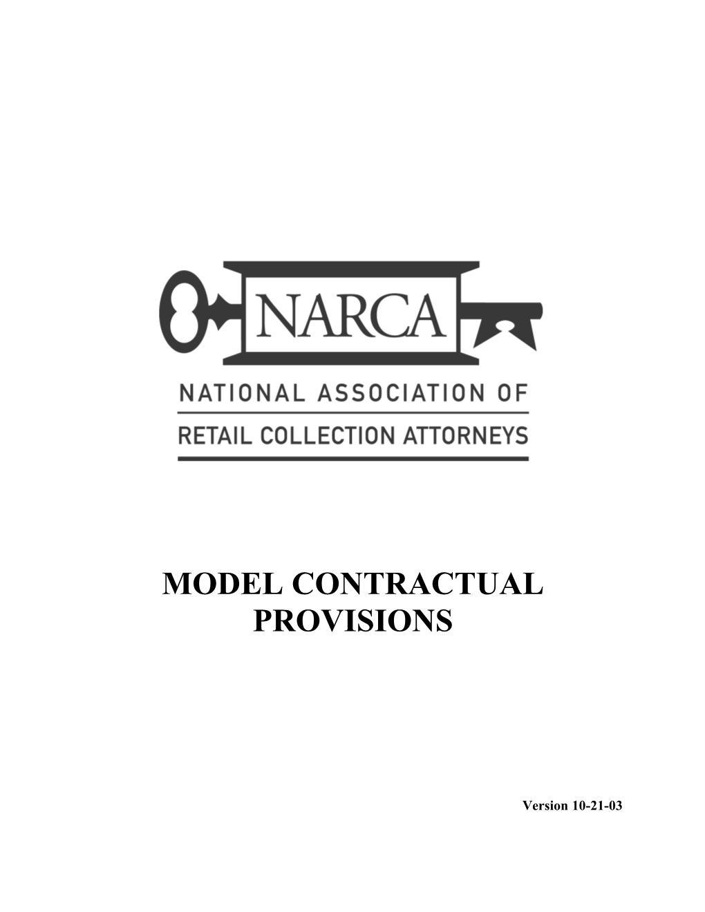 Model Contractual Provisions