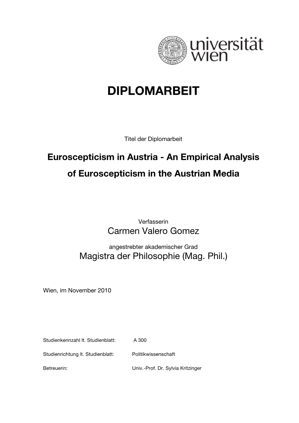 Diplomarbeit Carmen Valero