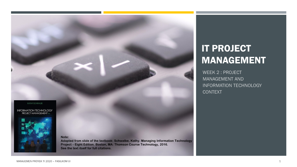 It Project Management