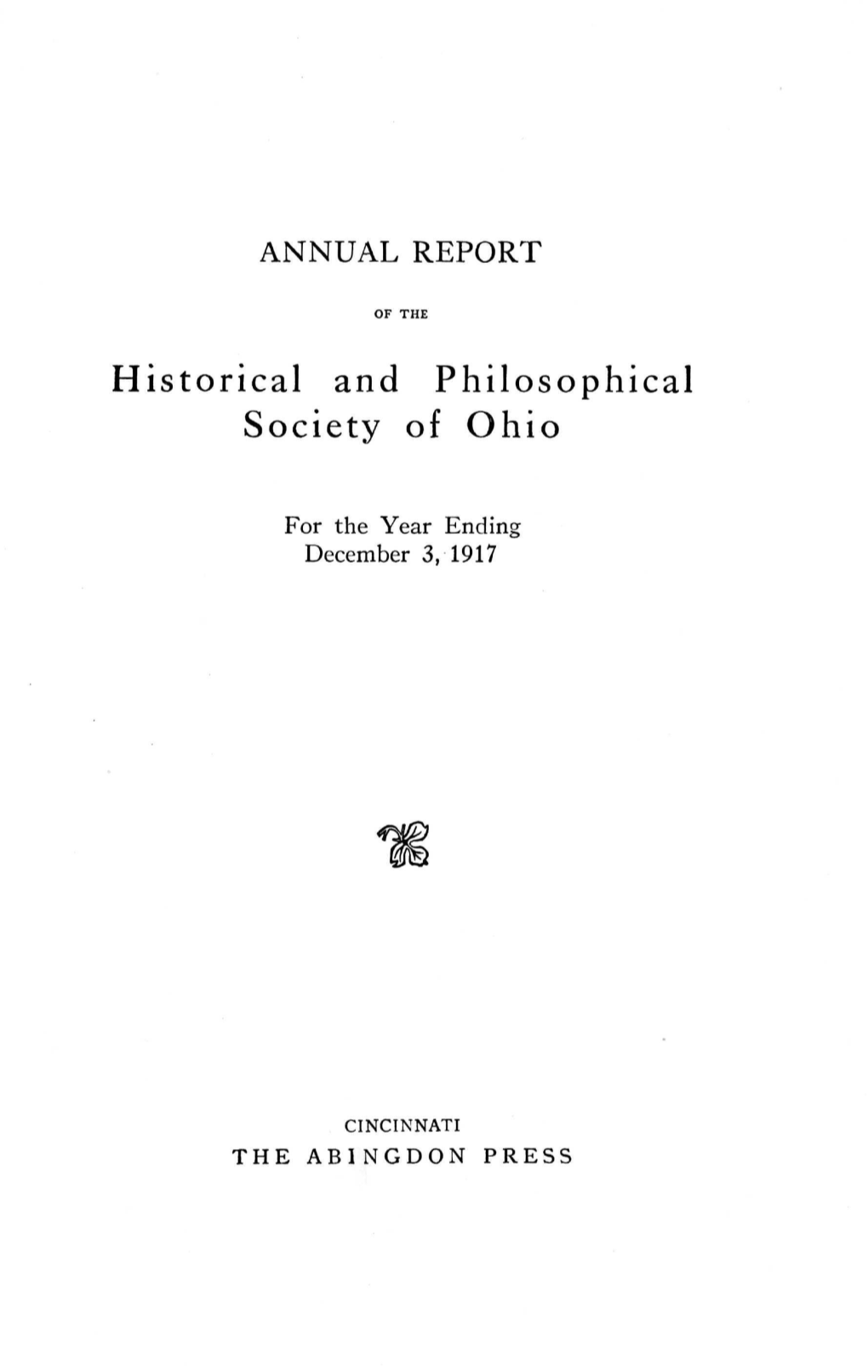 View of the President's Conduct, Concerning the Conspiracy of 1806." the Reprint Is Edited by Professor I