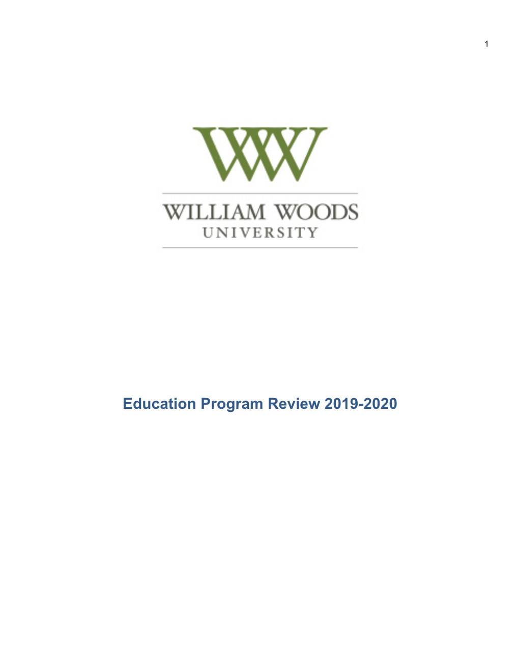 Education Program Review 2019-2020