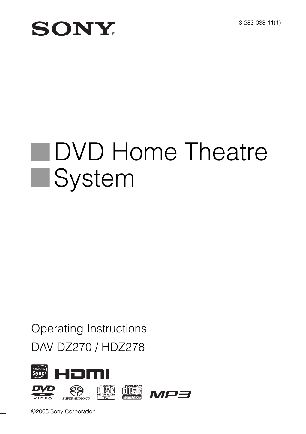 DVD Home Theatre System