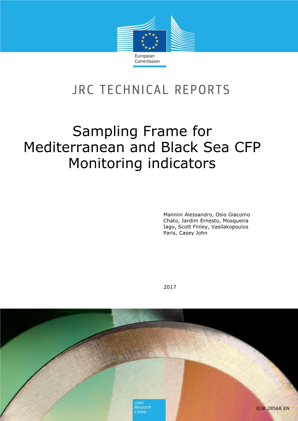Sampling Frame for Mediterranean and Black Sea CFP Monitoring Indicators