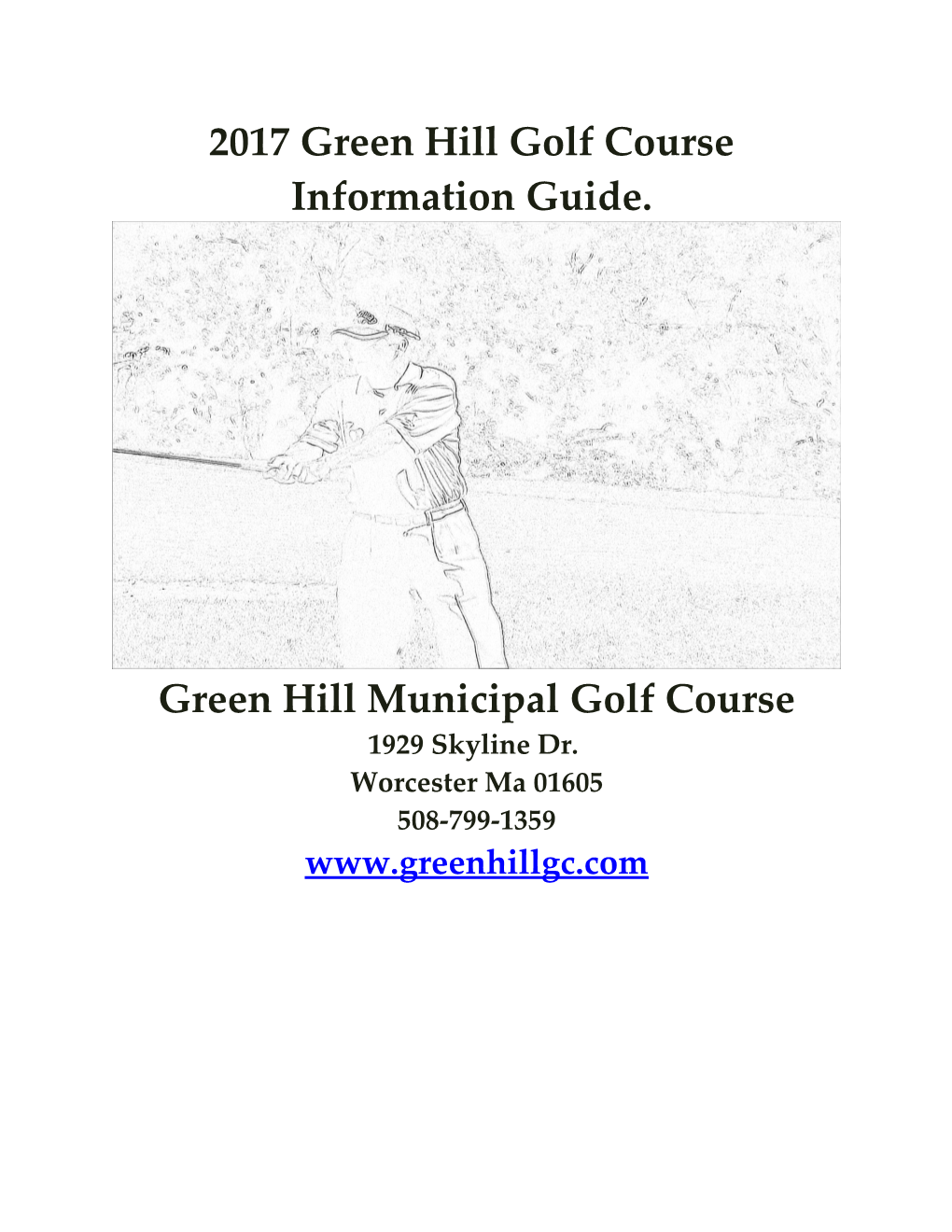 2017 Green Hill Golf Course