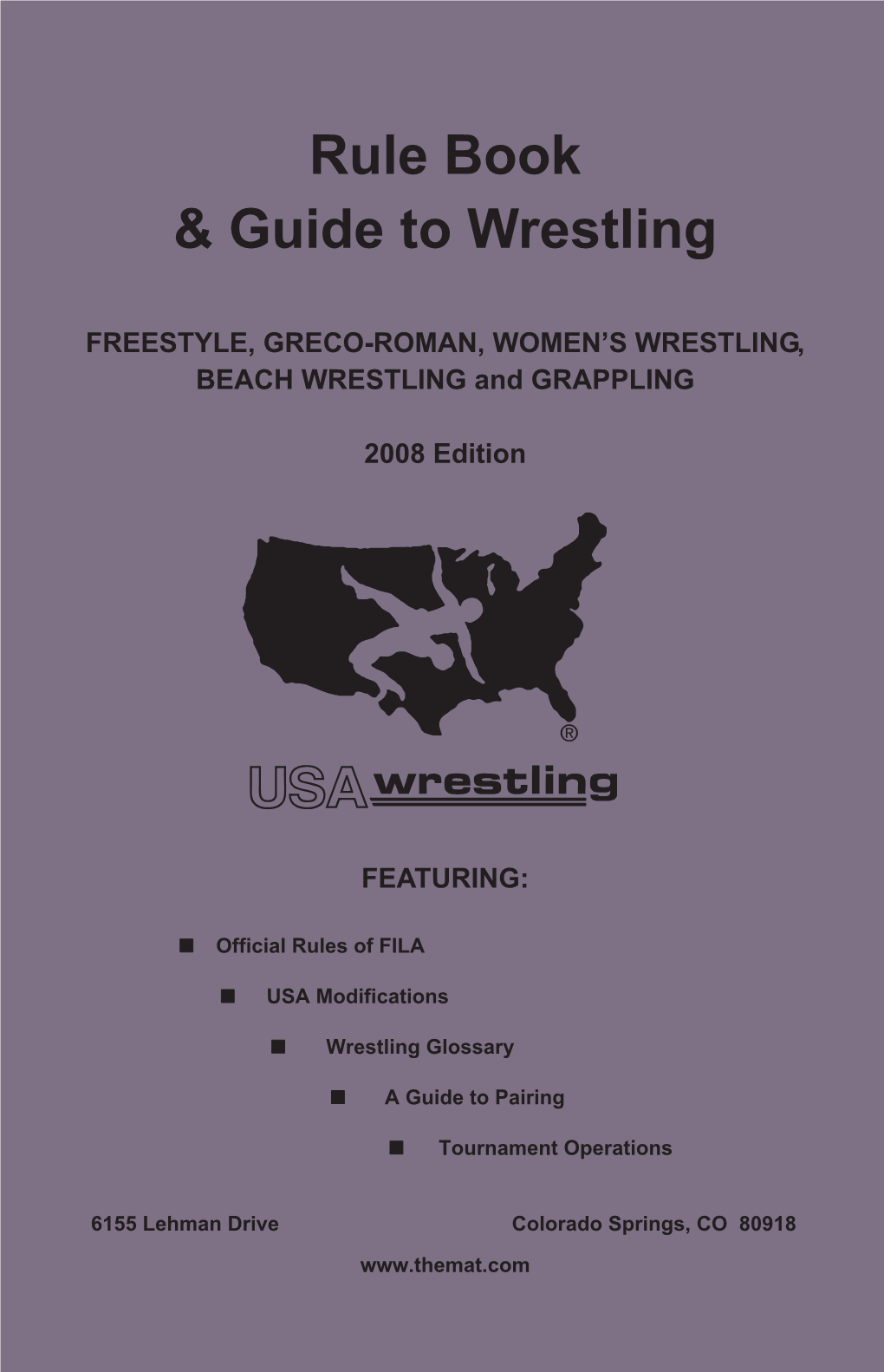 International Rule Book & Guide to Wrestling