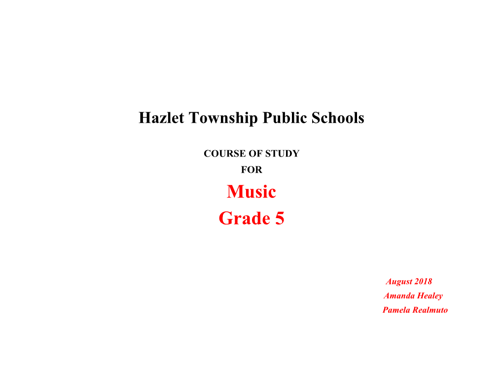 Music Grade 5