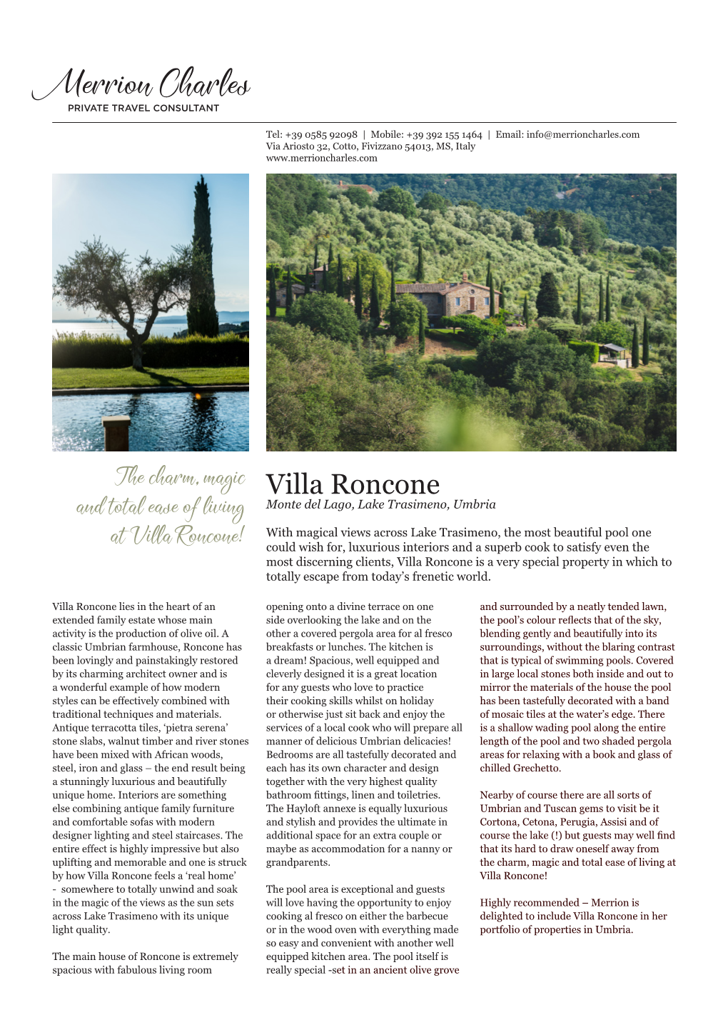 Villa Roncone