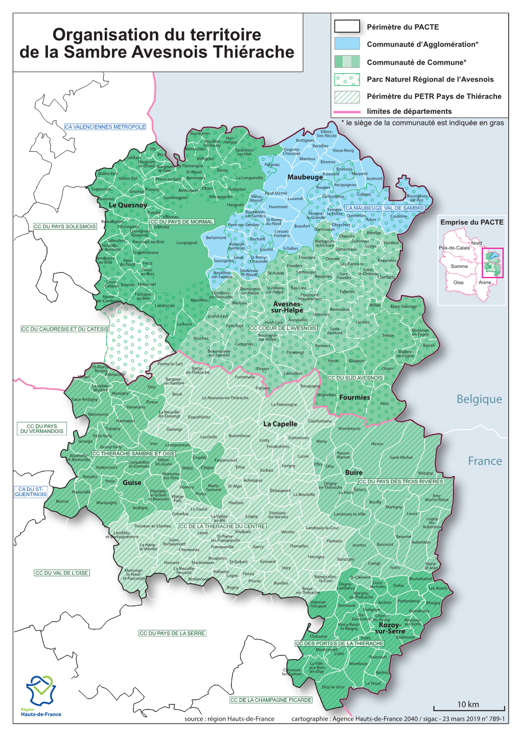 789-1 Organisation Du Territoire De La Sambre Avesnois Thiérache PACTE