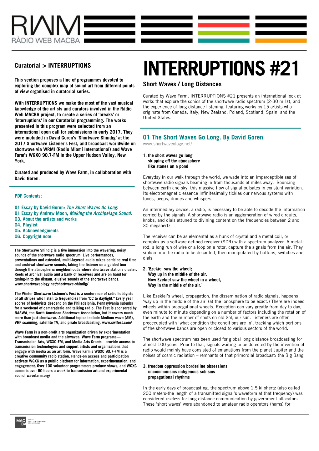 Interruptions