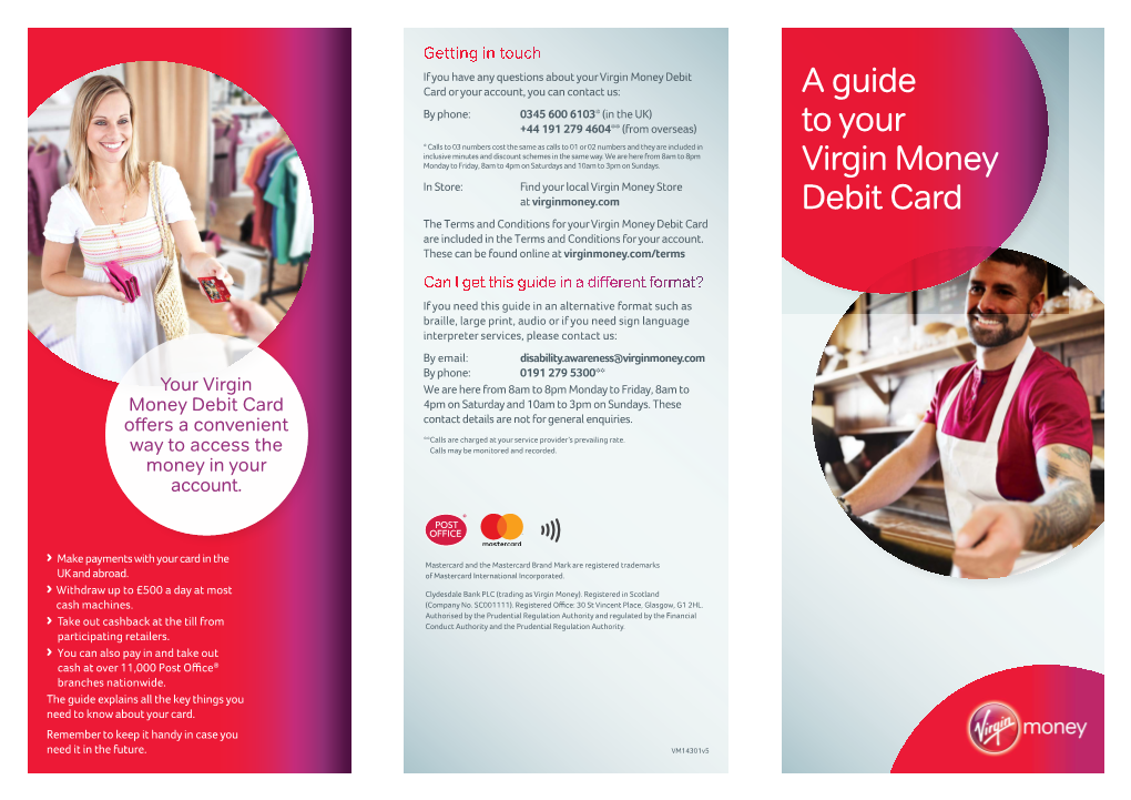 A Guide to Your Virgin Money Debit Card