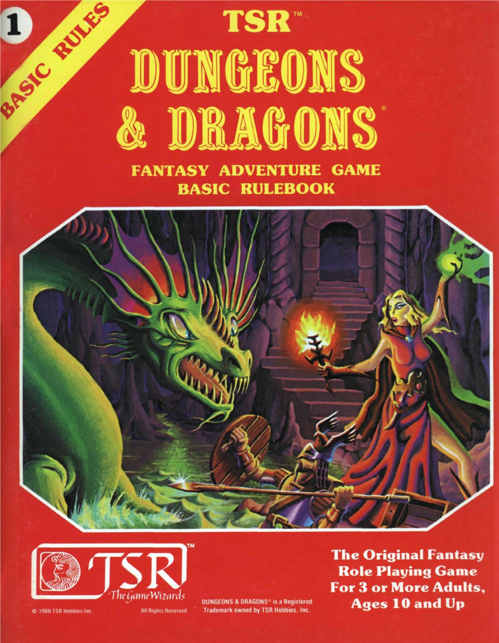 Fantasy Adventure Game Basic Rulebook