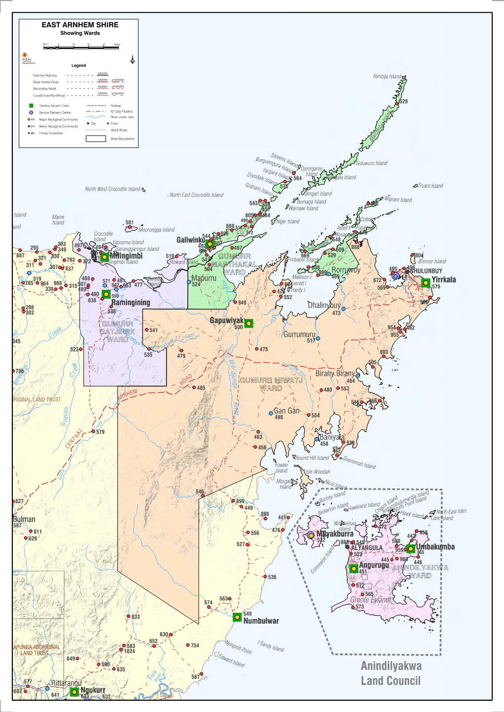 East Arnhem Shire Maps-A3