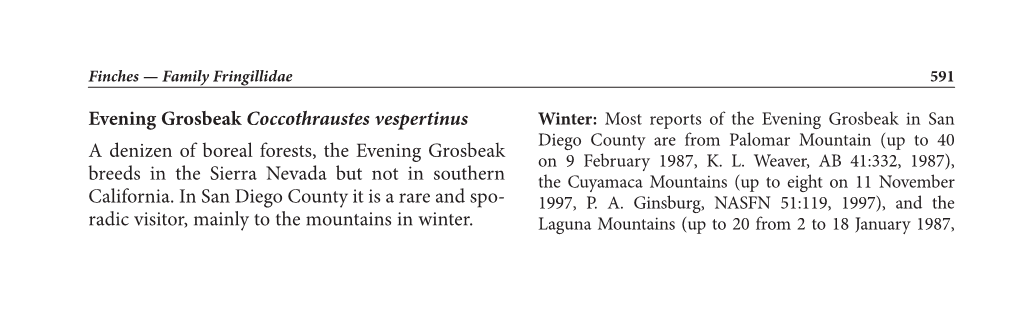 Evening Grosbeak Coccothraustes Vespertinus a Denizen of Boreal