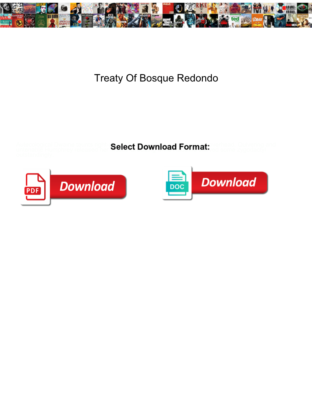Treaty of Bosque Redondo