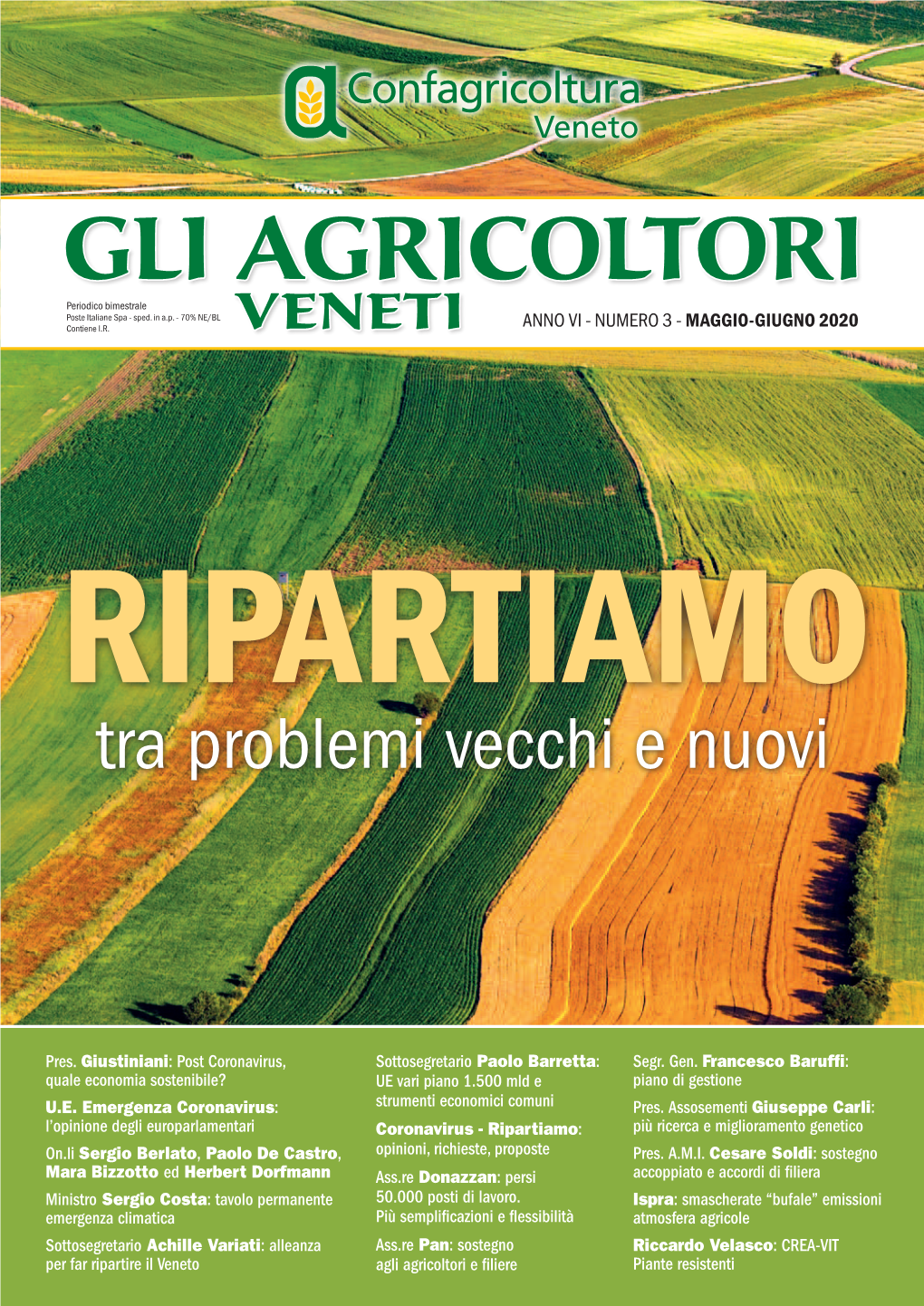 GLI AGRICOLTORI Periodico Bimestrale Poste Italiane Spa - Sped