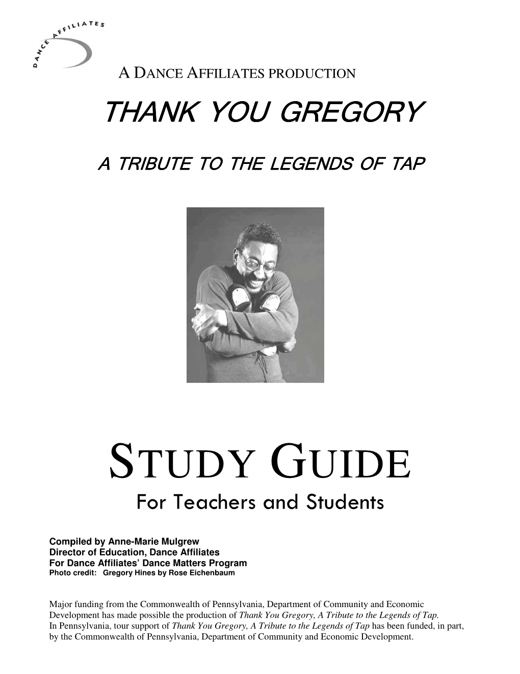 STUDY GUIDE for Teachers and Students