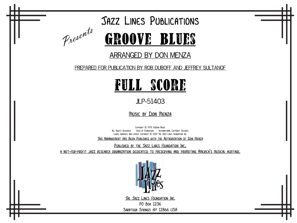 Jazz Lines Publications