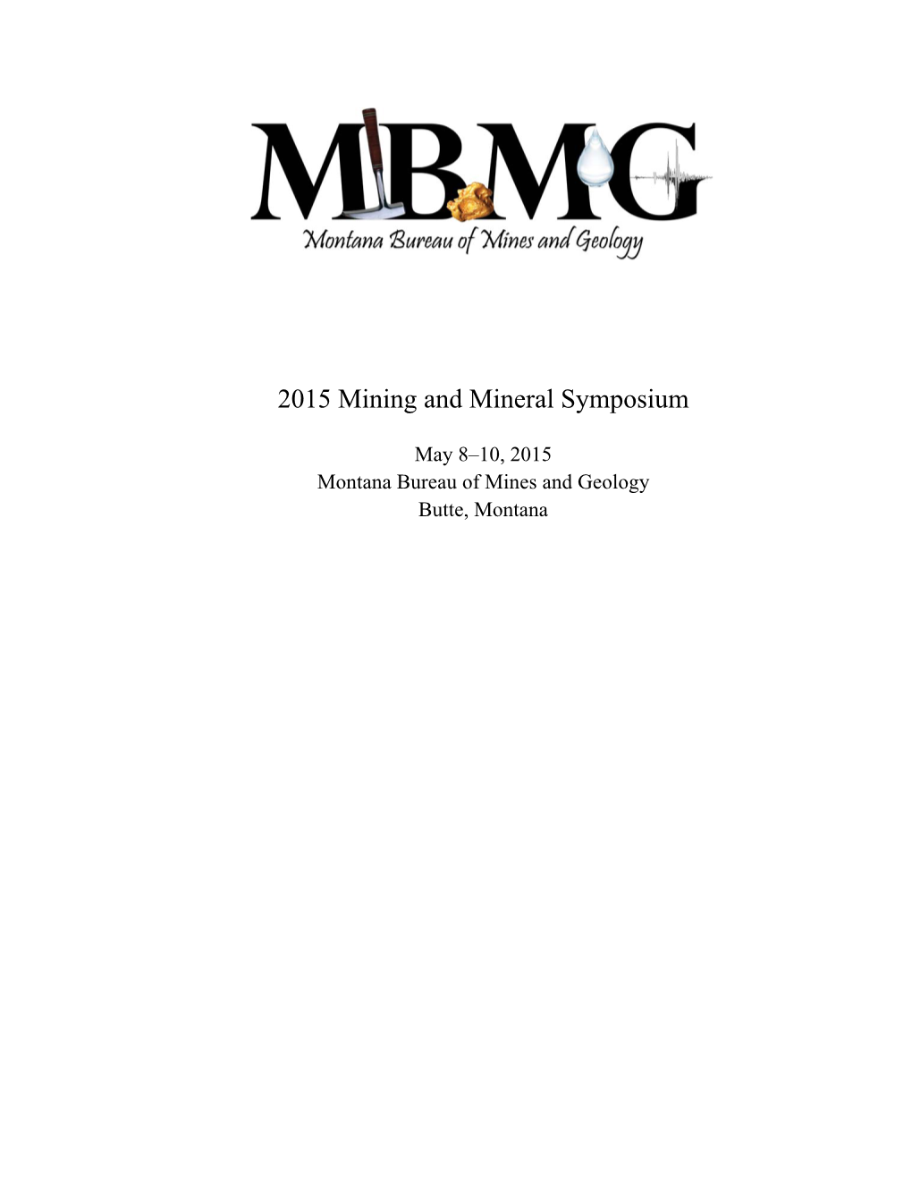 2015 Mining and Mineral Symposium