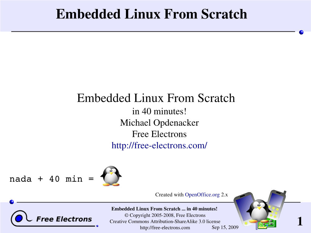 Embedded Linux from Scratch