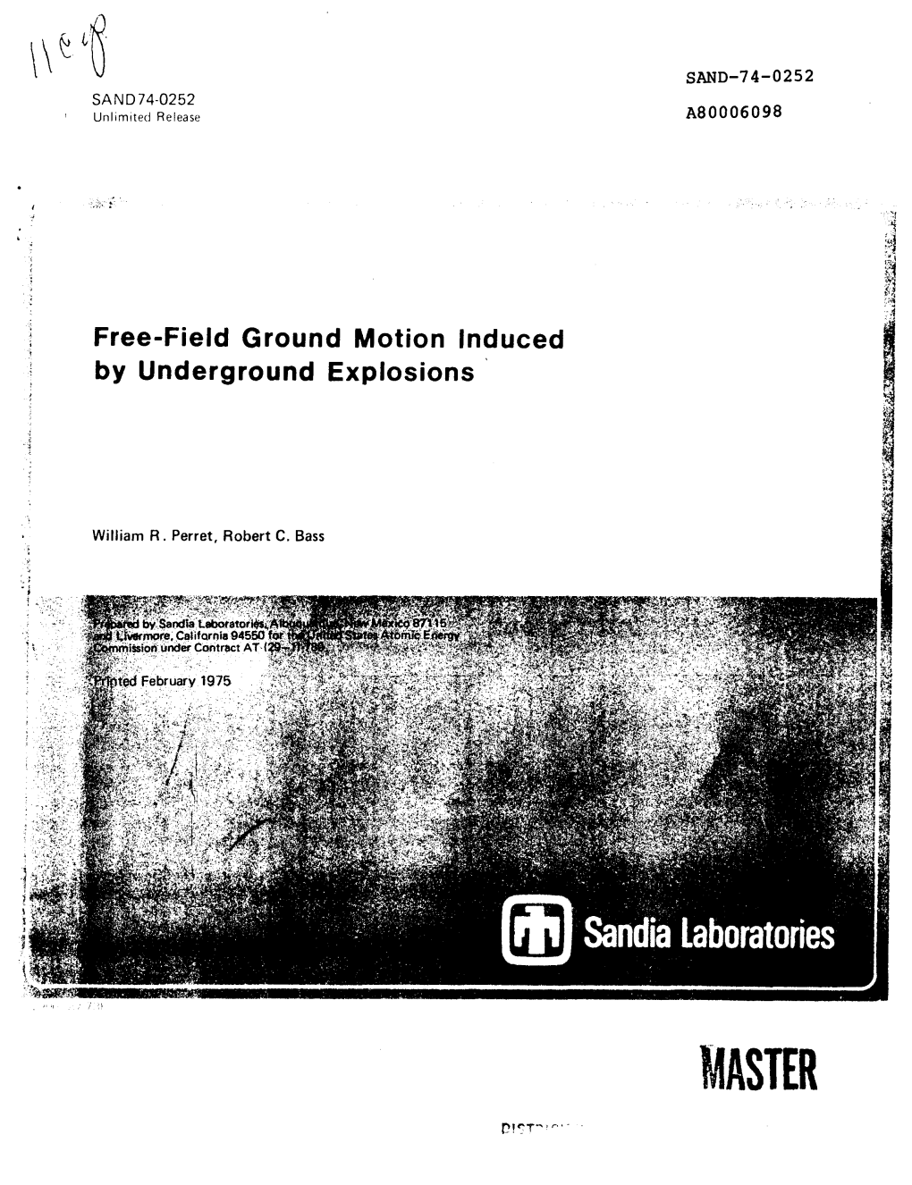 Free-Field Ground Motion Induced by Underground Explosions