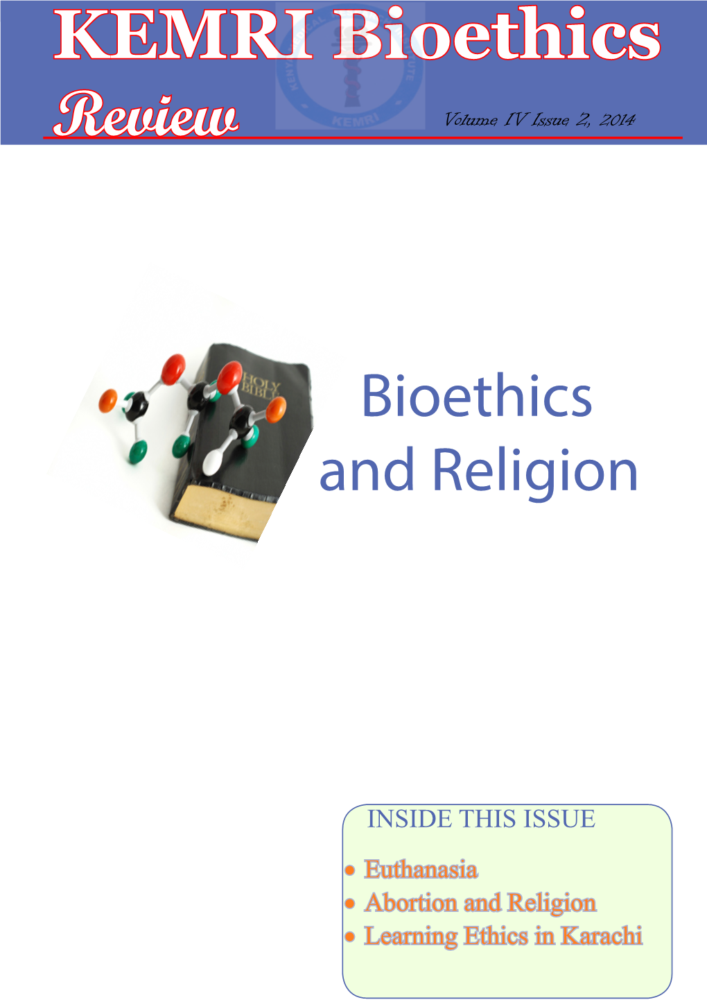 KEMRI Bioethics Review ADILI-The KEMRI Bioethics Center P.O