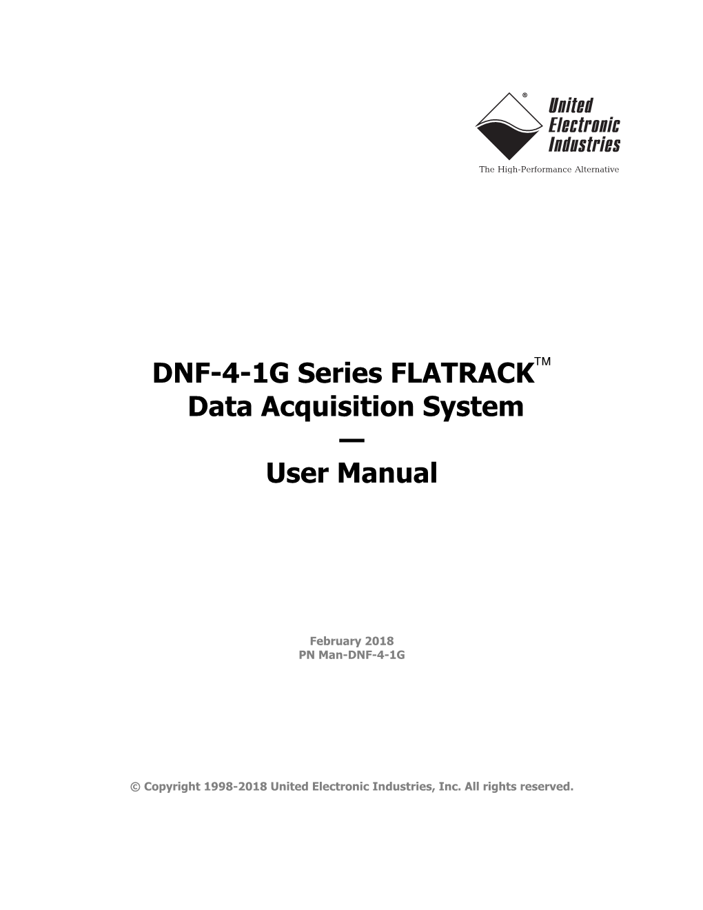 DNF-4-1G FLATRACK User Manual