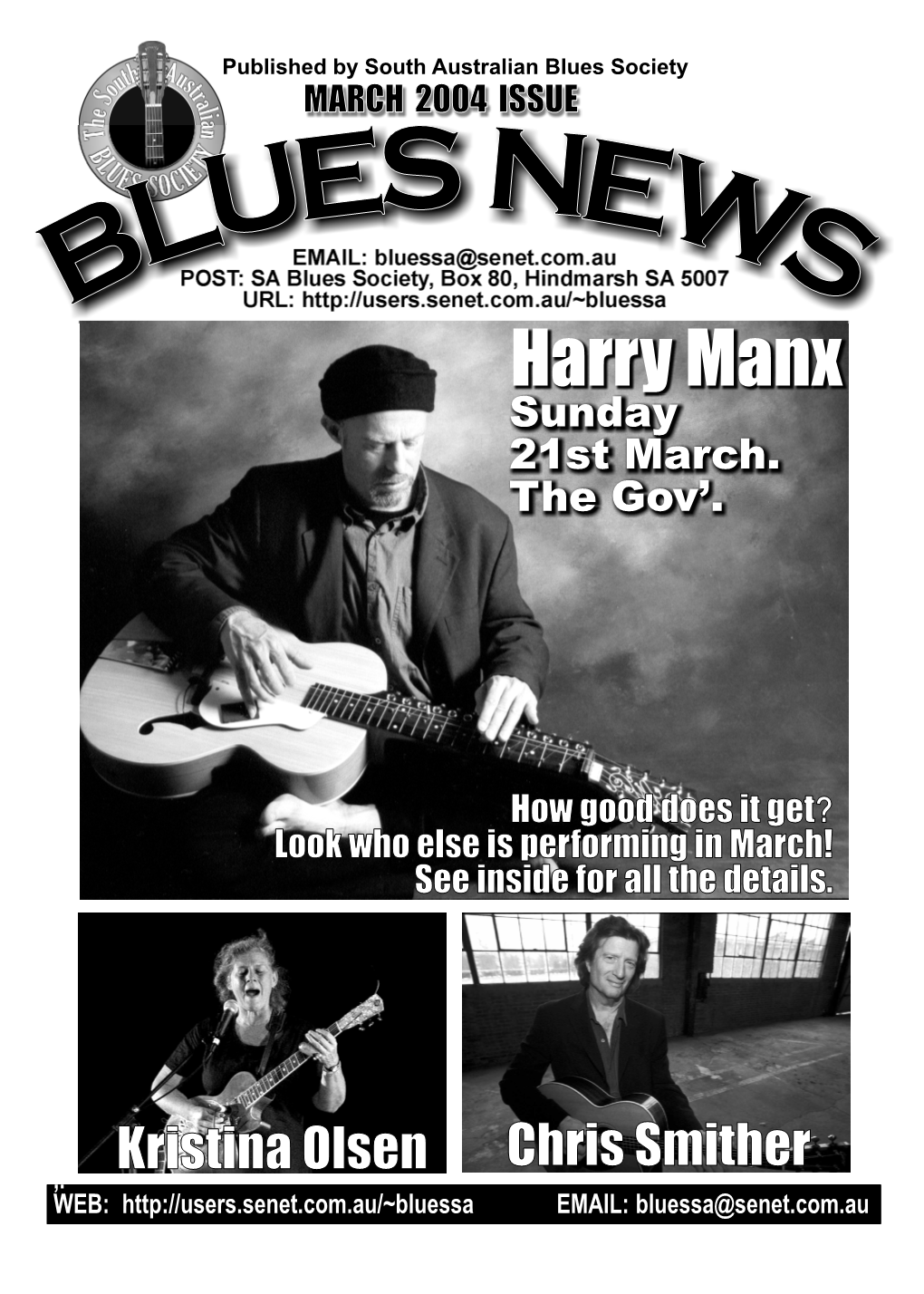 Blues News March 2004
