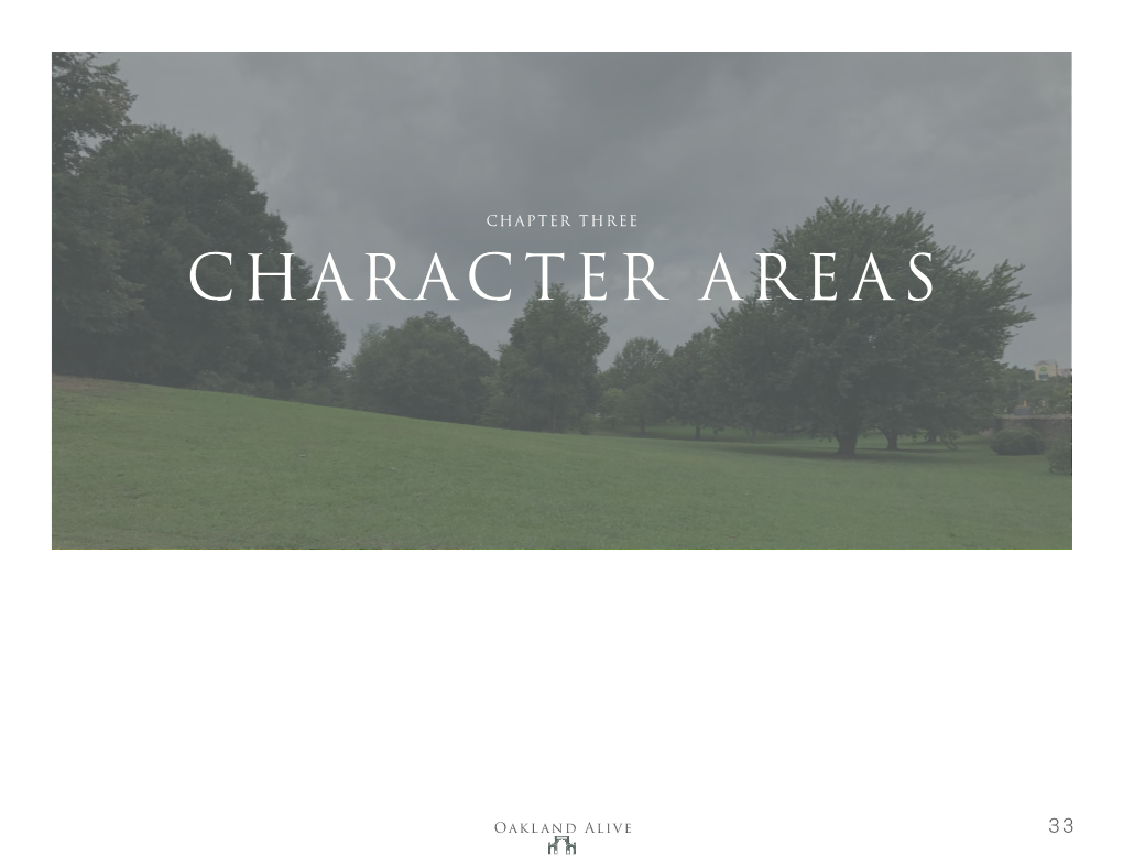 Character Areas