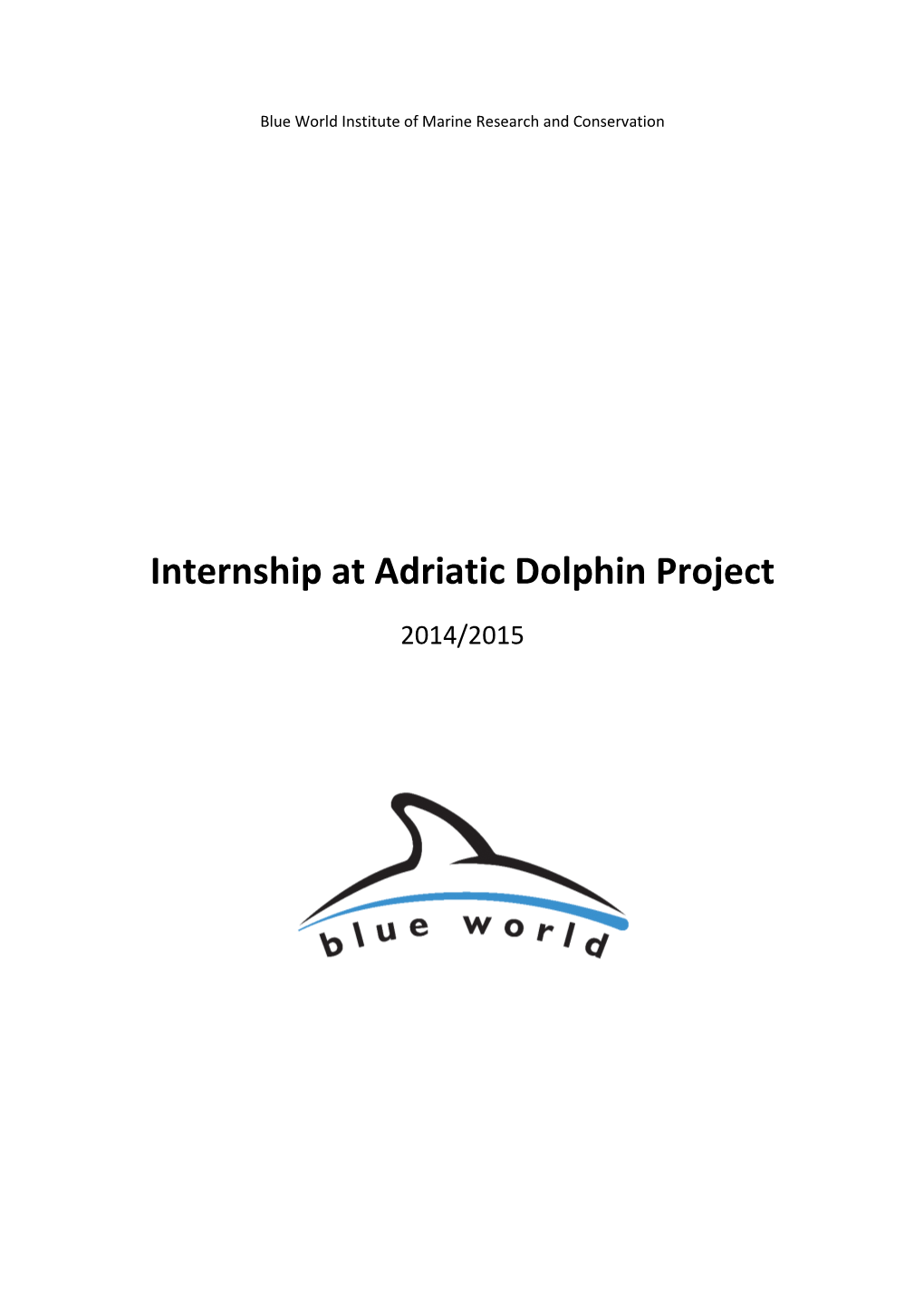 Internship at Adriatic Dolphin Project