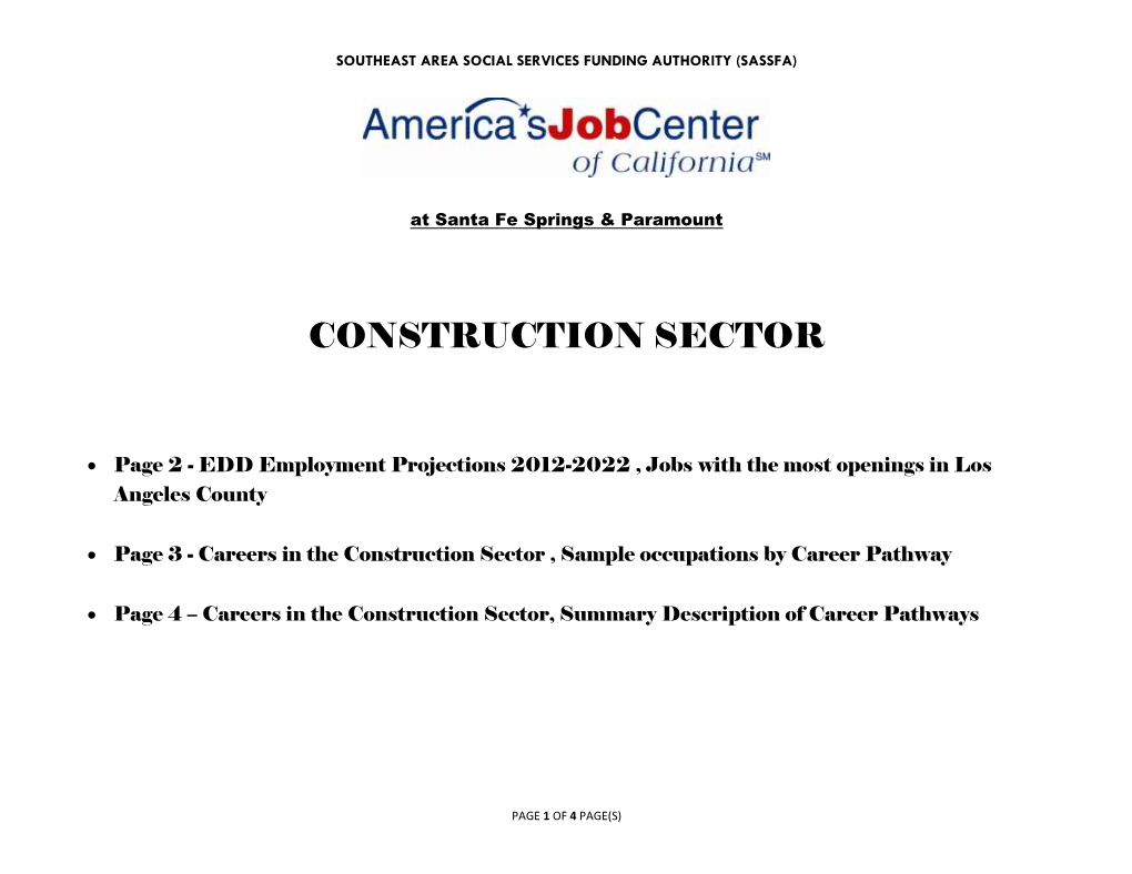 Construction Sector