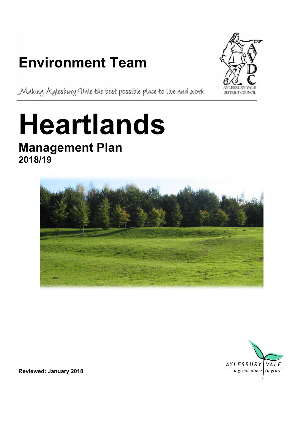 Heartlands Management Plan 2018/19