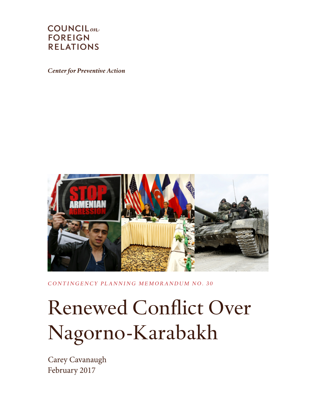 Renewed Conflict Over Nagorno-Karabakh